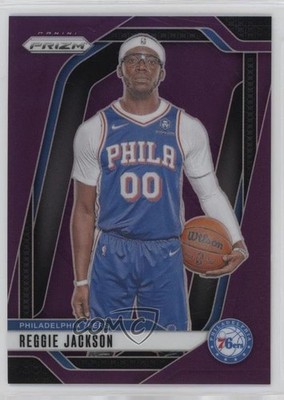 2024-25 Panini Prizm Purple Prizm 36/99 Reggie Jackson #162 1m00