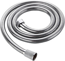 1.5M Bore Shower Hose, 20Mm Bore Anti-Kink Stainless Steel Shower Hose, Leakproo