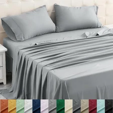 2100 Series 4 Piece Bed Sheet Set Hotel Luxury Ultra Soft Deep Pocket Bed Sheets