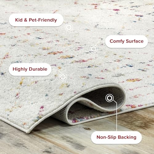 nuLOOM Moroccan Blythe Runner Rug, 2' 8" x 8', Light Multi - Imagen 4 de 9