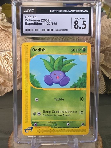 Oddish graded CGC 8.5 for sale on eBay