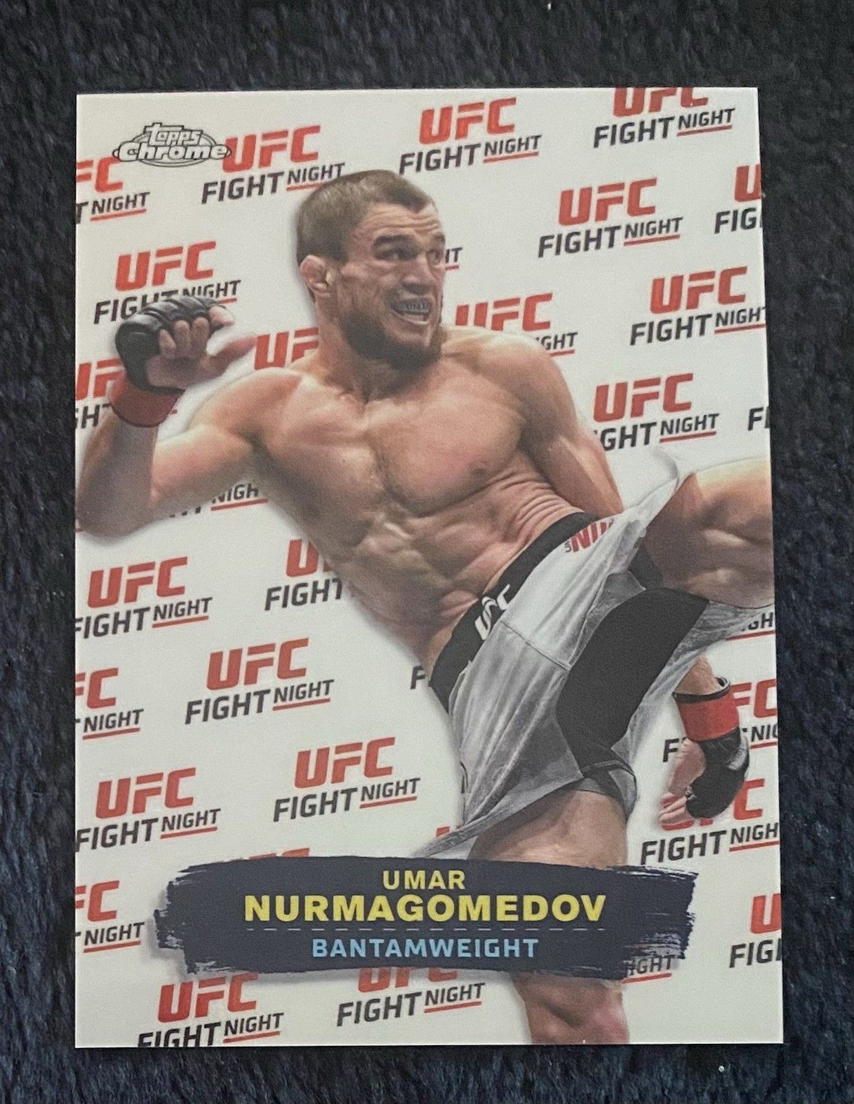 2024 TOPPS CHROME Umar Nurmagomedov ( BANTAMWEIGHT ) UFC FIGHT NIGHT CASE HIT SP
