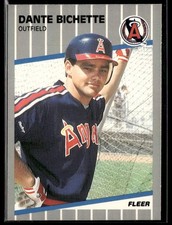1989 Fleer #468 Dante Bichette RC Baseball Card 0101U