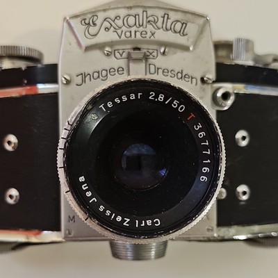 Exakta Varex VX Camera with Carl Zeiss Jena Tessar 2.8/50 Lens | eBay