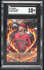 2024 Bowman Rising Infernos Druw Jones #RI-10 SGC 10 GEM 1lt1