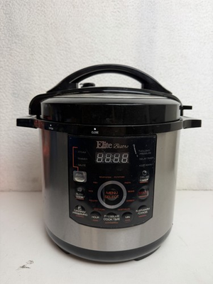 #ad ELITE BISTRO ELECTRIC PRESSURE COOKER 8 qt BY MAXI MATIC EPC 816 Tested Works $74.87