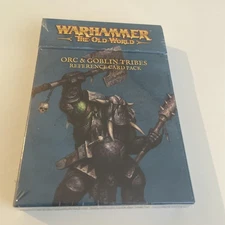 Games Workshop Warhammer The Old World Orcs & Goblins Tribes Reference Card Pack
