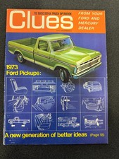 1972 Number 4 Clues Magazine Ford Pickups XLT