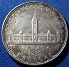 A 1939 Canada Silver 1 Dollar - Parliament, Nice Example!!!