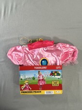 Disguise Super Mario Princess Peach toddler Halloween costume Size 2T Nintendo