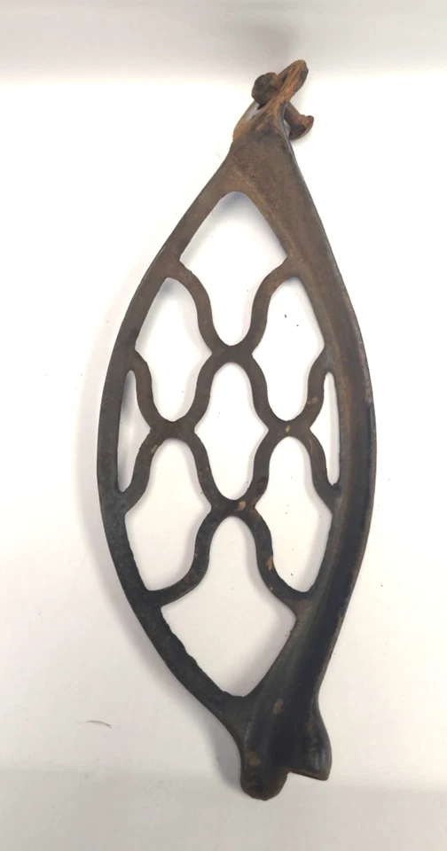 Antique Singer Treadle Sewing Machine Base Frame Belt Dress Guard - Image 2 of 2