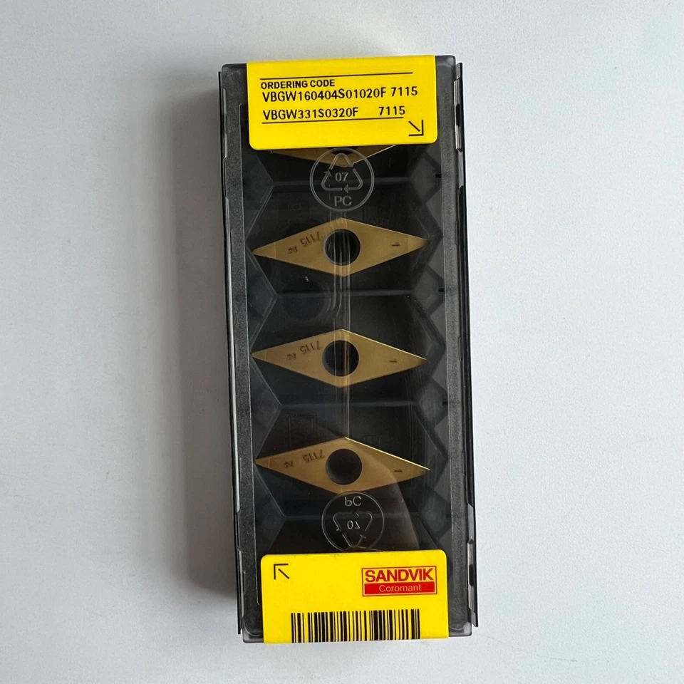 VBGW160404S01020F 7115/  Sandvik /5 PCS - Image 3 of 4