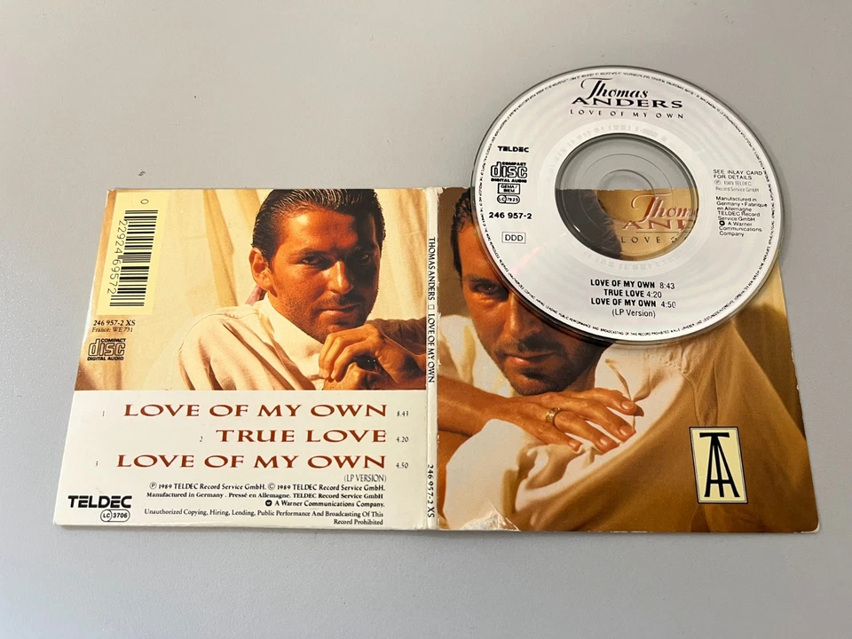 Thomas Anders – Love Of My Own - 3" Mini CD Single © 1989 - Bild 2 von 2