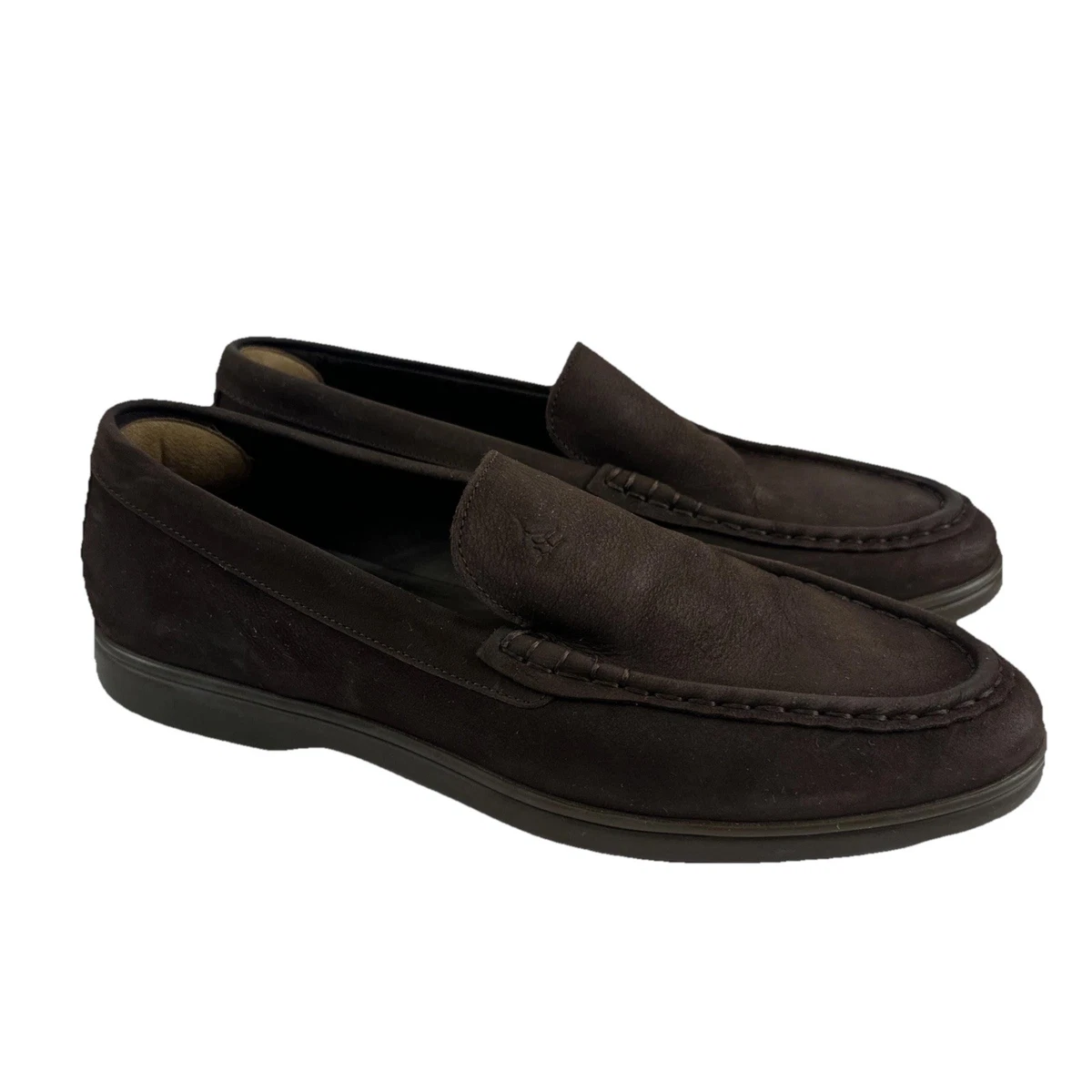 Charles Tyrwhitt Leather Loafer Driving Moc Toe Dark Brown  display picture 1