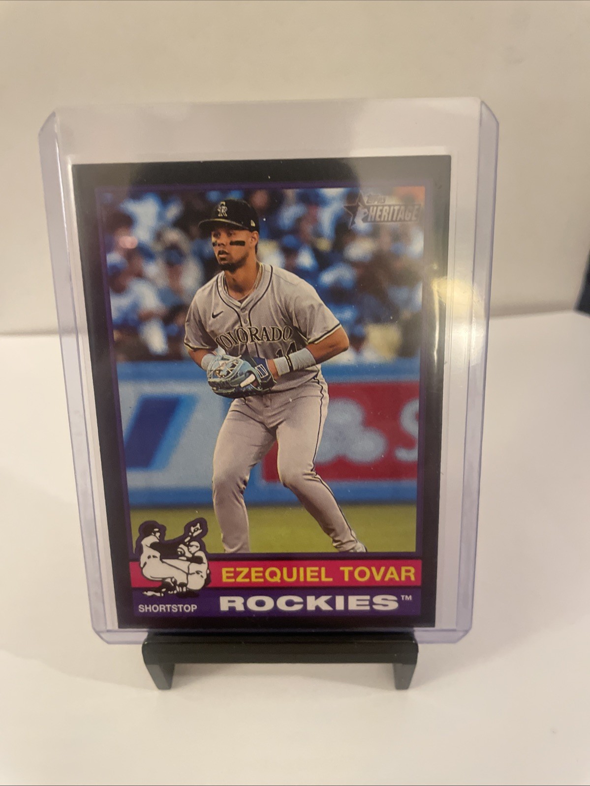 2025 Topps Heritage - Ezequiel Tovar #14 Black Border SP