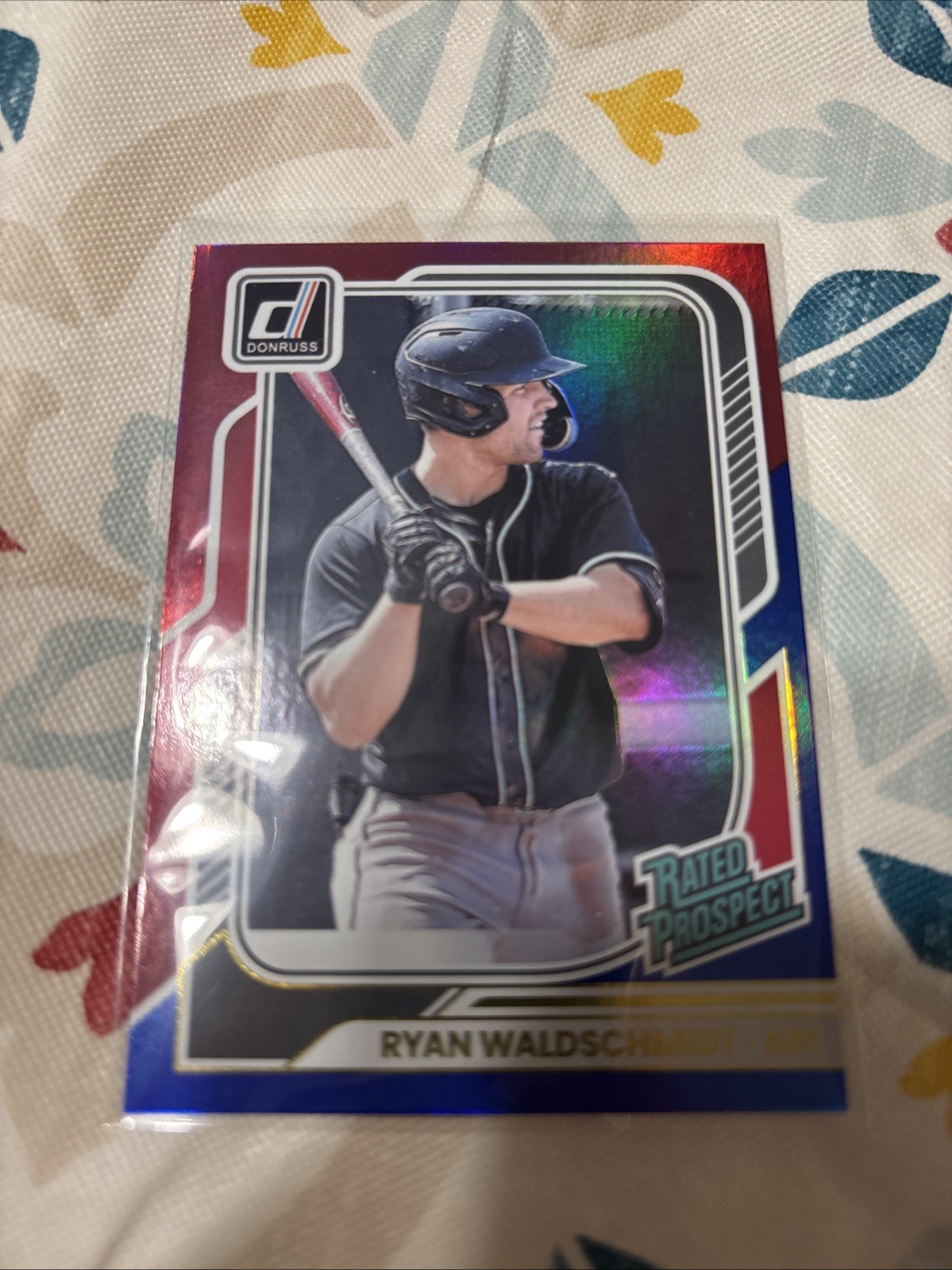 2026 Panini Donruss RATED PROSPECT Red And Blue  RYAN WALDSCHMIDT RC Rookie