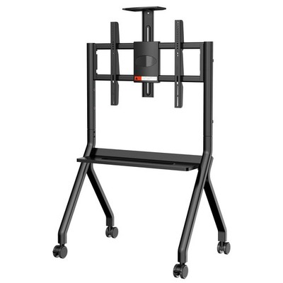 Mobile Smart Board Stand for Interactive Whiteboard 47''-65'', Lockable Wheels,...