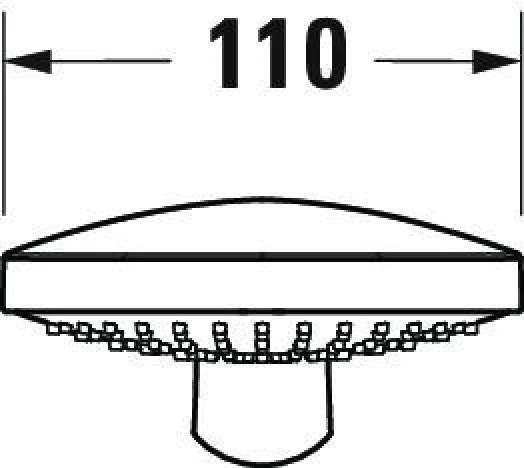 DURAVIT Handbrause 3jet 110 MinusFlow Duschbrause Duschkopf Regendusche NEU - Bild 3 von 4