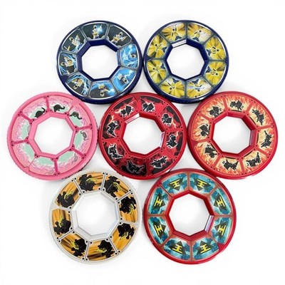 Samurai Sentai Shinkenger Hiden Disc Set of 7 Vintage Collectible