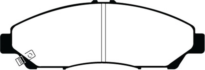 Pastillas de freno delanteras EBC DP61801 Greenstuff serie 6000 para Acura MDX 2007-2013 Foto 2 de 4