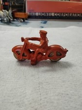 Hubley Harley Davidson police motorcycle rare has broken kickstand 4 in