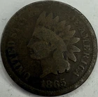 1865 Indian Head Cent Exact Coin Imaged #IND941