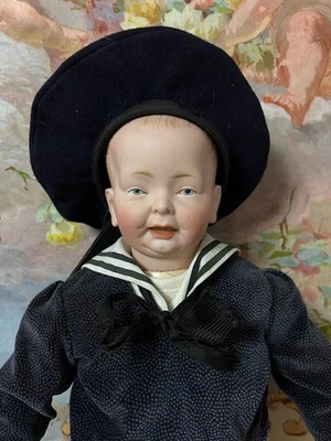 Antike Charakterpuppe Fritz Bierschenk  Deutschland um 1910 Rarität Sammlerstück - Bild 1 von 4