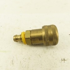 Foster FM5 Pneumatic Brass Quick Disconnect Coupler 1/2" Barb x 1/2" Body