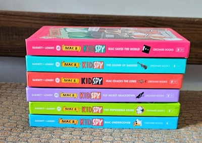 KID SPY Books Set of 6 Books by Mac Barnett / Hard Covers