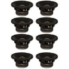 8 Goldwood Sound GW-6028 Rubber Surround 6.5" Woofers 170W each 8ohm Speakers