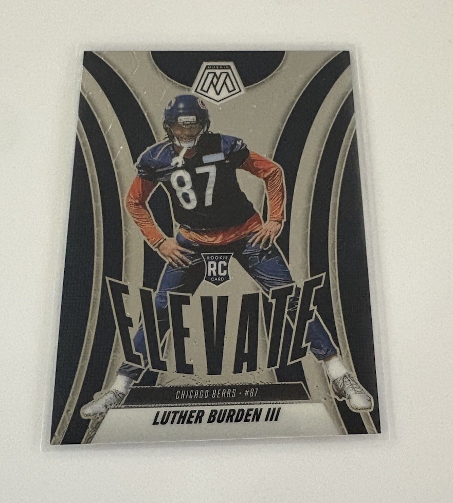 Luther Burden III 2025 Mosaic Elevate Rookie Card #7 RC Chicago Bears