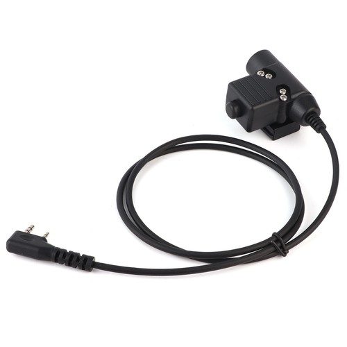 TK U94 PTT Adapter audio Kabel Walkie Talkie Słuchawki Złącze do CB - Zdjęcie 9 z 16