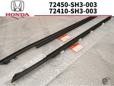 HONDA CRX EF8 EF9 SIR Genuine Front Door Window Molding Right & Left Set OEM