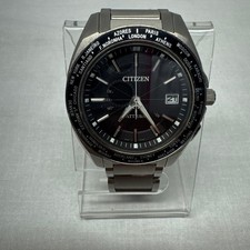 Citizen Atessa Eco Drive Radio Watch ATD53-3091 Men's Black Dial Silver CE1007