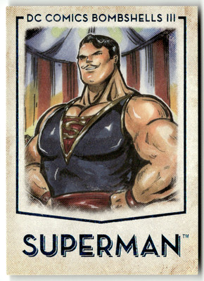 2024 Cryptozoic DC Comics Bombshells Trading Cards No. 42 Superman