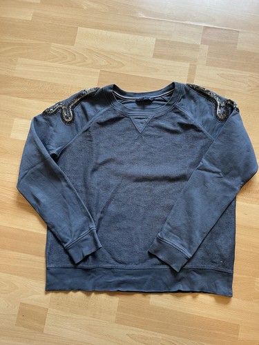 Tommy Hilfiger Pullover Damen Gr. M Graublau