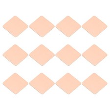 12 Pcs Heatsink Copper Pad Shim IC Chipset GPU Thermal Heatsink 15x15x0.4mm