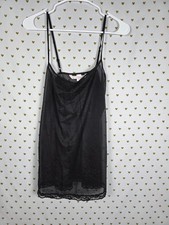 Victorias Secret Small Black sheer slip Lingerie nightie Sleep Dress