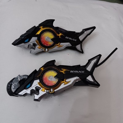 Haabro Beyblade Burt Turbo Evolution Riptide Blast Shark Lot Of 2