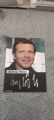 BVB 09 Borussia Dortmund Andy Andreas Möller Original Handsigniertes Autogramm