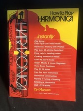 Vintage How To Play Harmonica Instantly'Instruction Book by Marcos