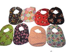 8 Handmade Baby Bibs Variety of Designs Including Disney