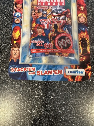 Vintage Marvel Heroes Series # 1 Stack'em and Slam'em-2006 - Funrise Item #0064 - Picture 3 of 4