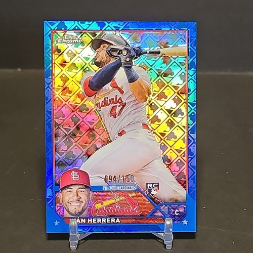 2023 Topps Chrome Logofractor Edition #177 Ivan Herrera Blue Refractor #094/150