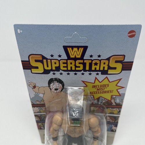 WWE Superstars Series 14 The Great Muta Figure Green Face (CHASE) non perforato - Foto 2 di 9