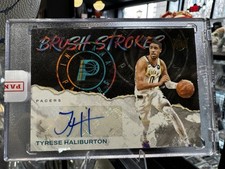 2023 Panini Brush Strokes #BR-HAL Tyrese Haliburton 71/75