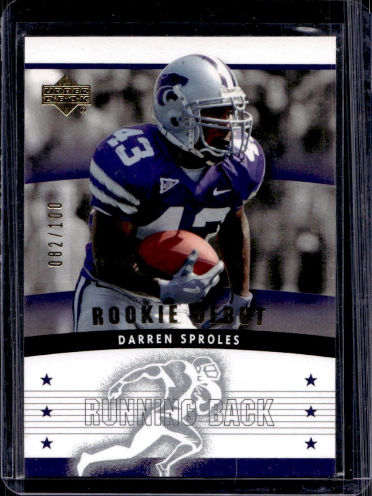 Darren Sproles Upper Deck Rookie Debut #114 Gold