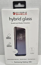 ZAGG Invisible Shield Hybrid Glass for Samsung Galaxy S8+ - Clear NIP Curved 