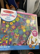 Melissa  Doug Bead Bouquet Deluxe Wooden Bead Set 220 Beads