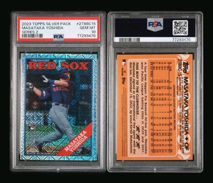 2023 Series 2 1988 Silver Pack Mojo Masataka Yoshida RC #2T88C-15 PSA 10 Red Sox